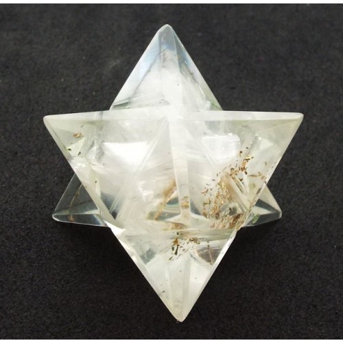 Selenite in Resin Merkaba Star